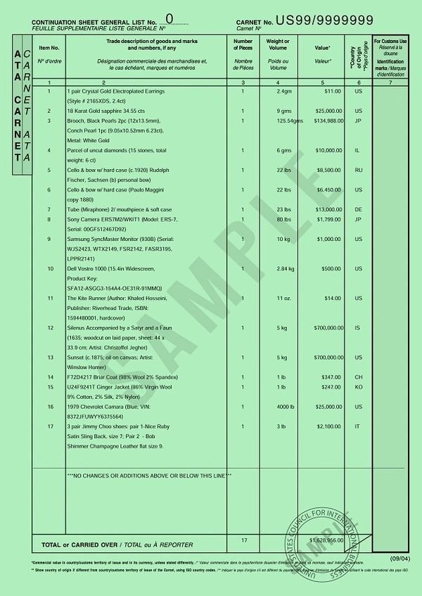 ATA CARNET